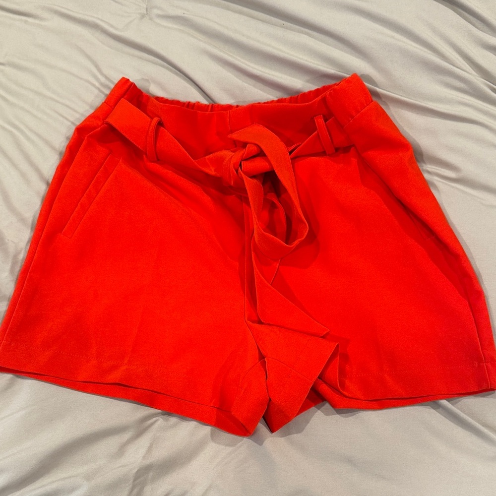Have Women's Bright Red High-Waist Shorts